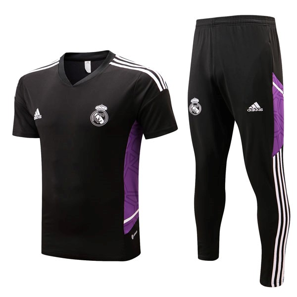 Camiseta Real Madrid Conjunto Completo 2022-2023 Negro